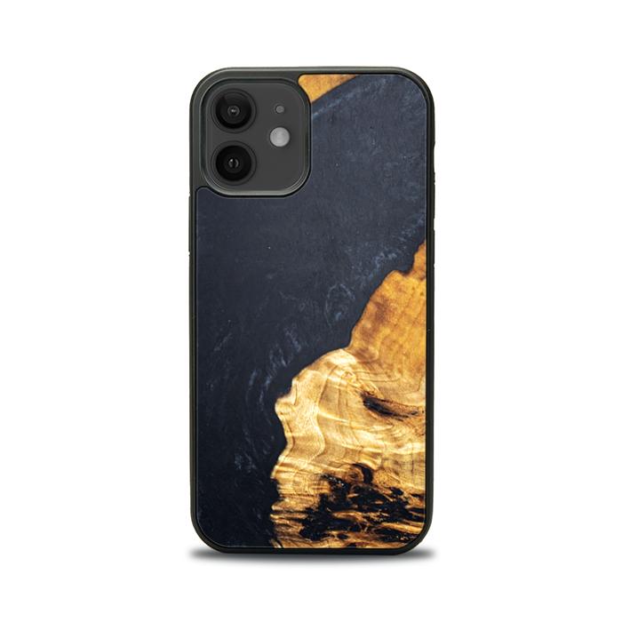 iPhone 12 Handyhülle aus Harz und Holz - Synergy#B18