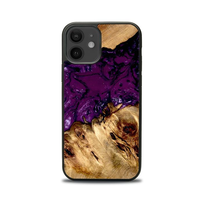 iPhone 12 Handyhülle aus Harz und Holz - Synergy#D113