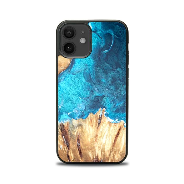 iPhone 12 Handyhülle aus Harz und Holz - Synergy#D115