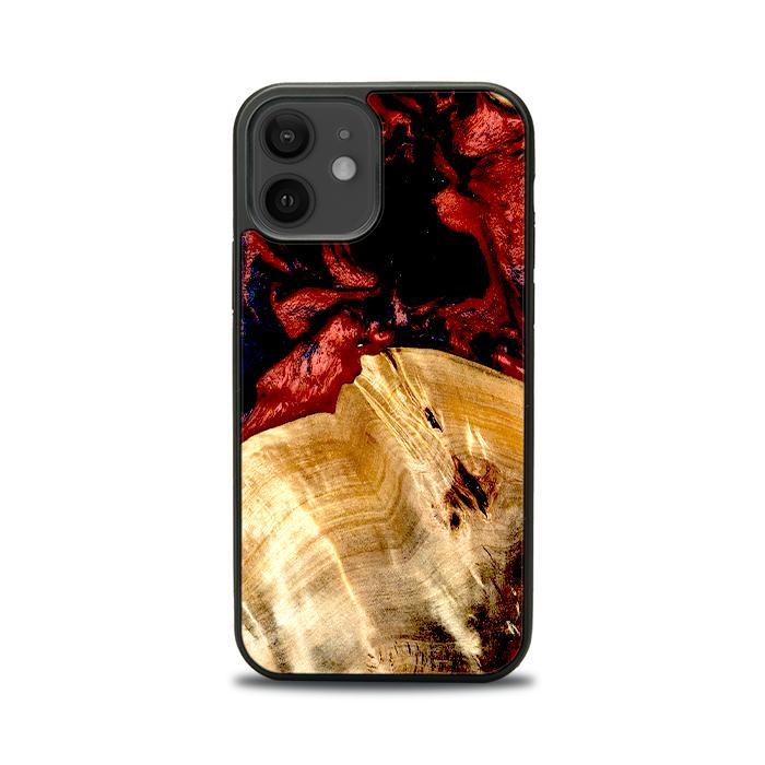 iPhone 12 Handyhülle aus Harz und Holz - Synergy#D117