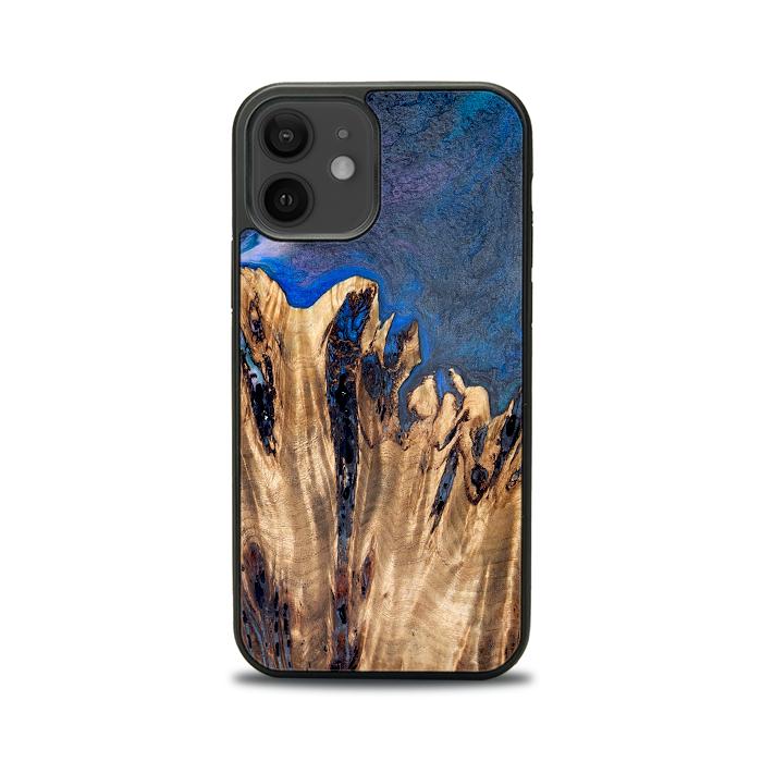 iPhone 12 Handyhülle aus Harz und Holz - Synergy#D120
