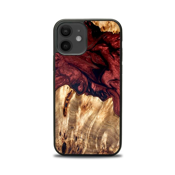 iPhone 12 Handyhülle aus Harz und Holz - Synergy#D121