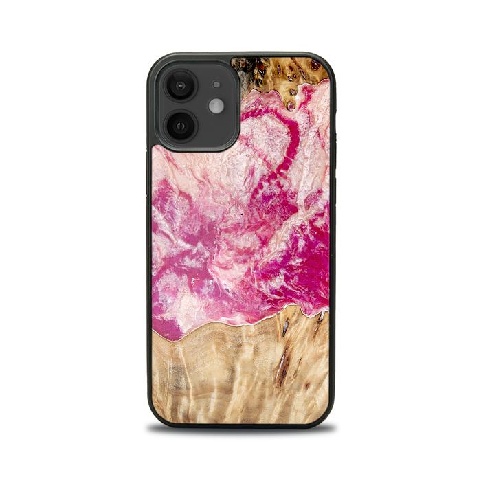 iPhone 12 Handyhülle aus Harz und Holz - Synergy#D123