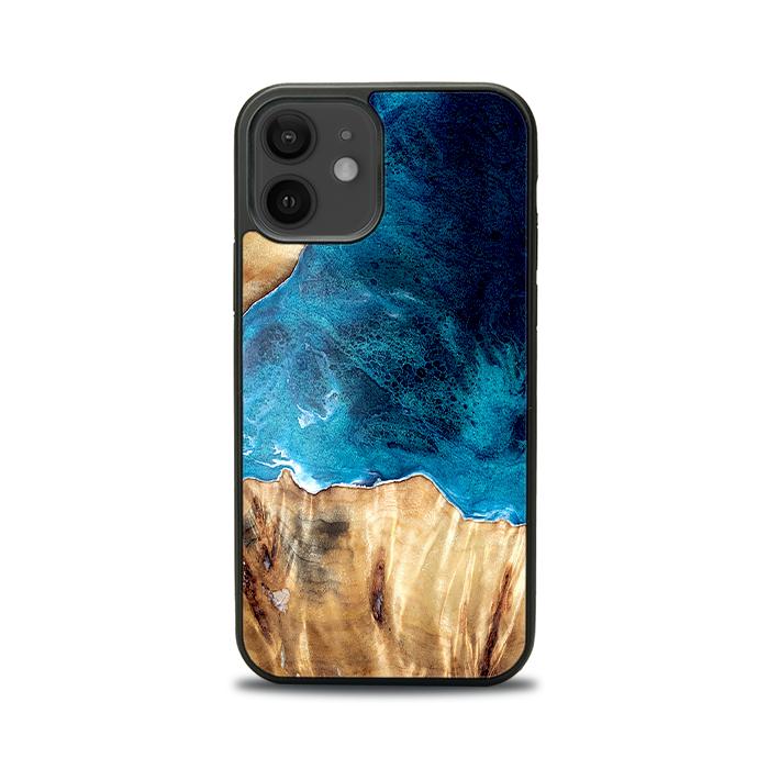 iPhone 12 Handyhülle aus Harz und Holz - Synergy#D127