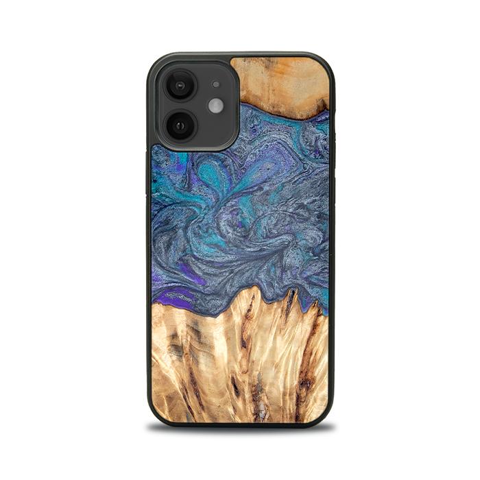 iPhone 12 Handyhülle aus Harz und Holz - Synergy#D132