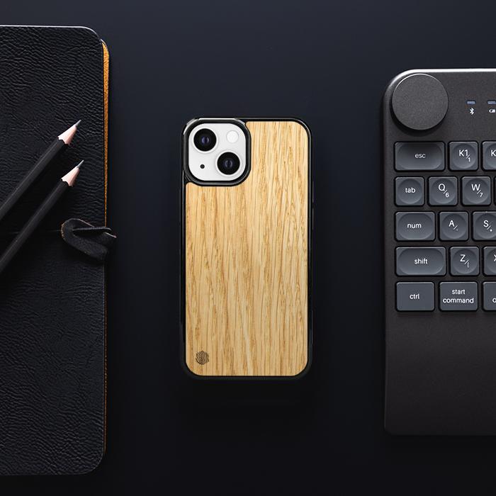 iPhone 13 Mini Handyhülle aus Holz - Eiche