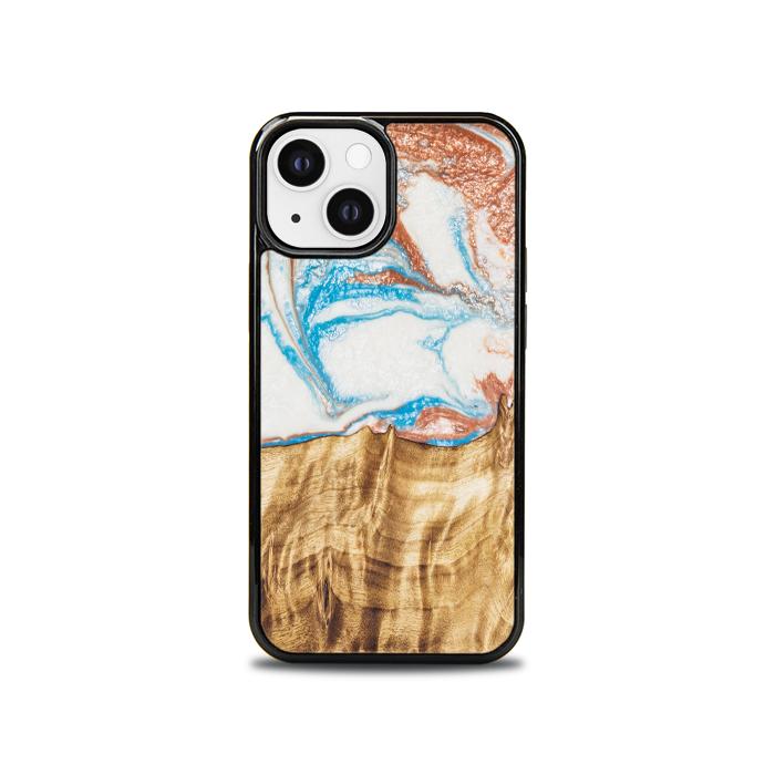 iPhone 13 Mini Handyhülle aus Harz und Holz - SYNERGY#47