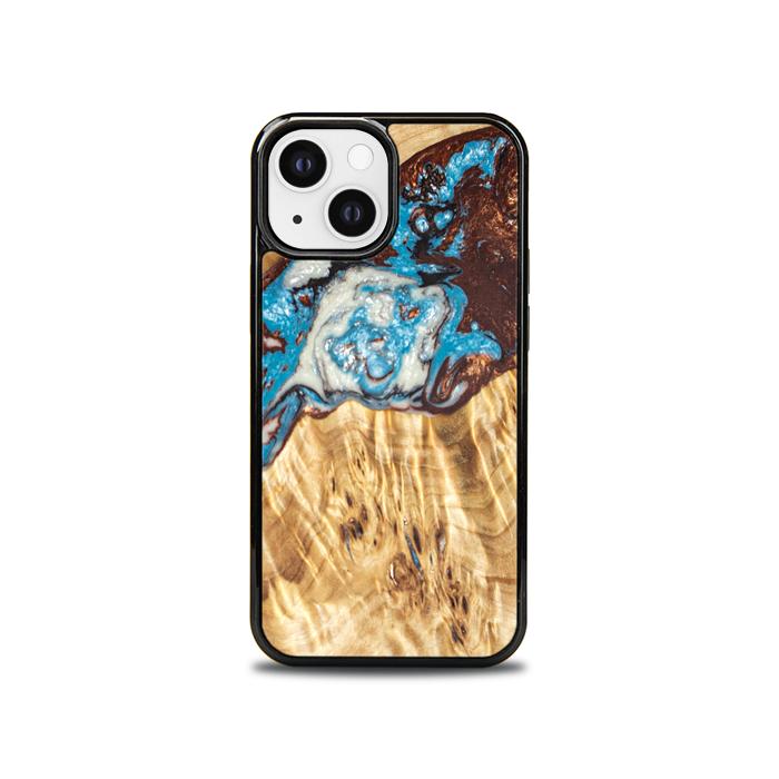 iPhone 13 Mini Handyhülle aus Harz und Holz - SYNERGY#B12