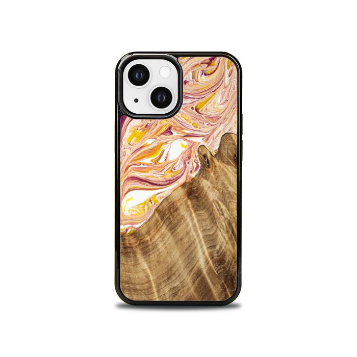 iPhone 13 Mini Handyhülle aus Harz und Holz - SYNERGY#C48