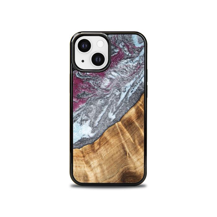 iPhone 13 Mini Handyhülle aus Harz und Holz - Synergy#C12