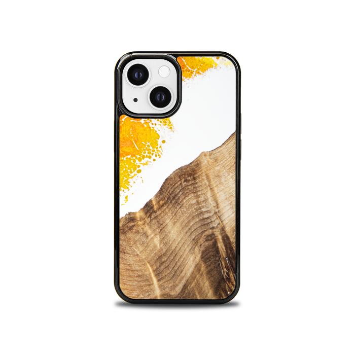 iPhone 13 Mini Handyhülle aus Harz und Holz - Synergy#C28