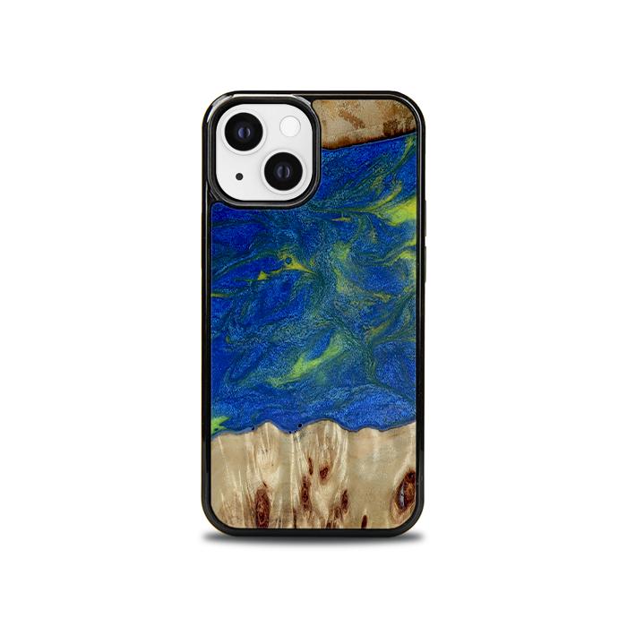 iPhone 13 Mini Handyhülle aus Harz und Holz - Synergy#D102