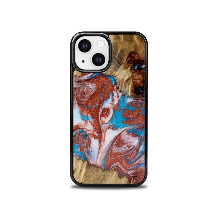 iPhone 13 Mini Handyhülle aus Harz und Holz - Synergy#D103
