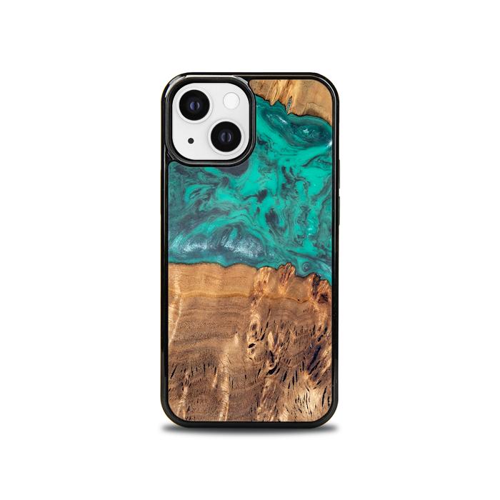 iPhone 13 Mini Handyhülle aus Harz und Holz - Synergy#D111