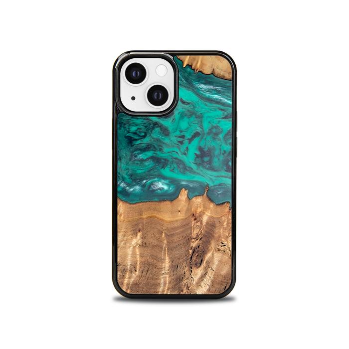 iPhone 13 Mini Handyhülle aus Harz und Holz - Synergy#D112