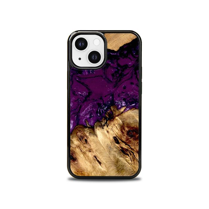 iPhone 13 Mini Handyhülle aus Harz und Holz - Synergy#D113
