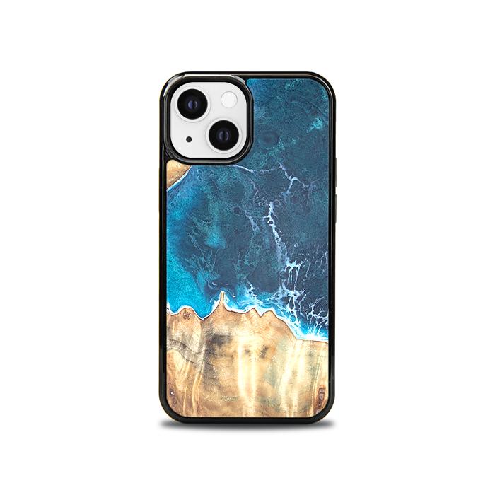 iPhone 13 Mini Handyhülle aus Harz und Holz - Synergy#D116