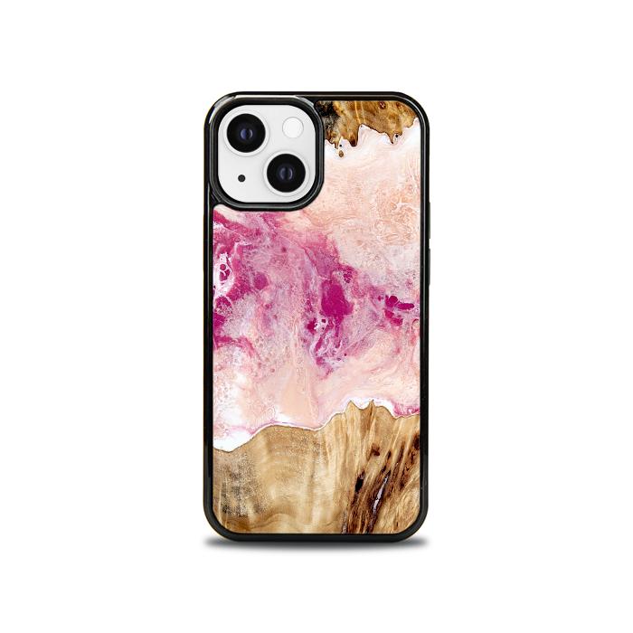 iPhone 13 Mini Handyhülle aus Harz und Holz - Synergy#D119