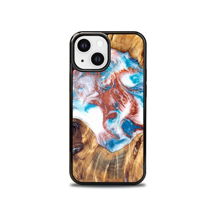iPhone 13 Mini Handyhülle aus Harz und Holz - Synergy#D125