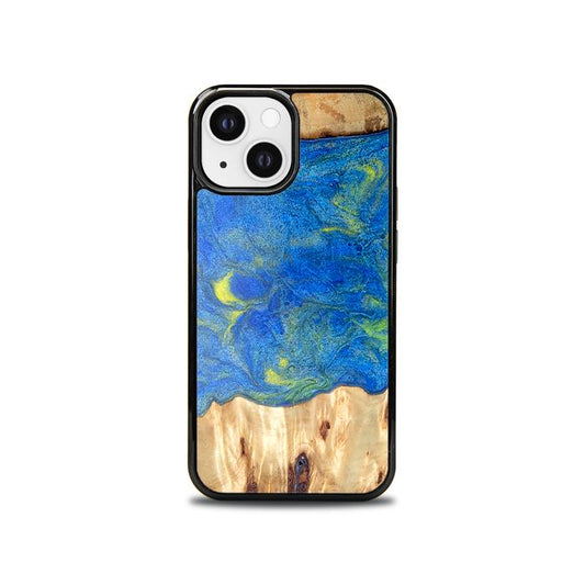 iPhone 13 Mini Handyhülle aus Harz und Holz - Synergy#D131