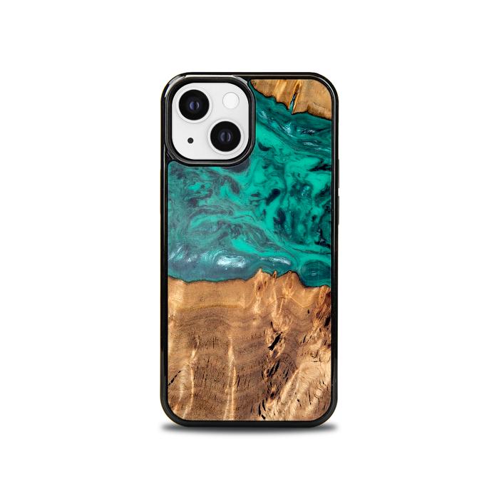 iPhone 13 Mini Handyhülle aus Harz und Holz - Synergy#D133