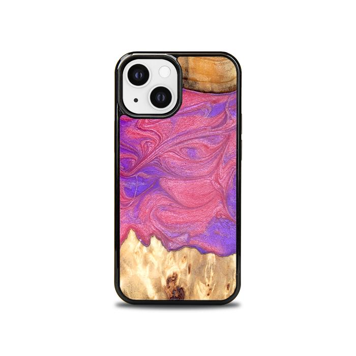 iPhone 13 Mini Handyhülle aus Harz und Holz - Synergy#D136
