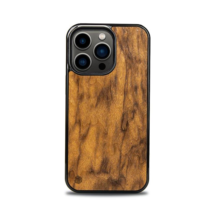 iPhone 13 Pro Handyhülle aus Holz - Imbuia