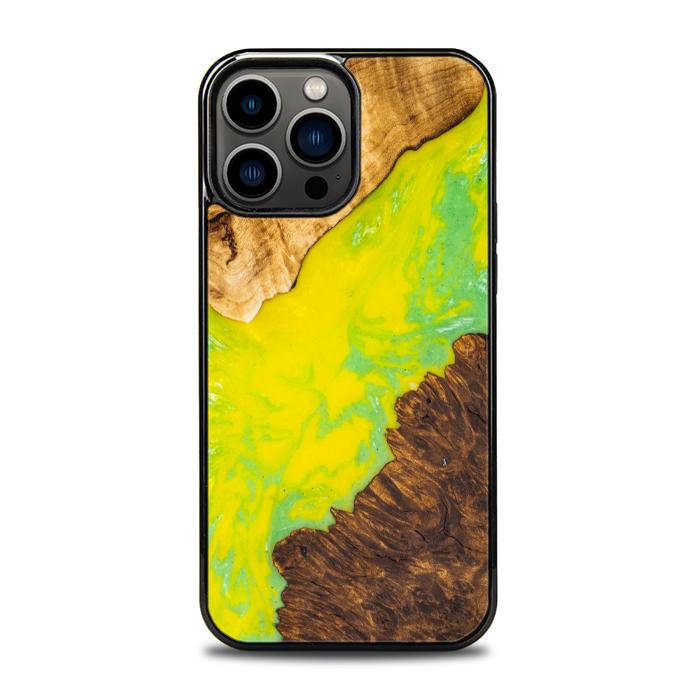 iPhone 13 Pro Max Handyhülle aus Harz und Holz - SYNERGY#A12