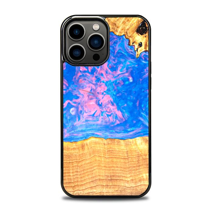 iPhone 13 Pro Max Handyhülle aus Harz und Holz - SYNERGY#B23