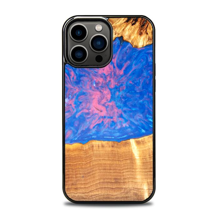 iPhone 13 Pro Max Handyhülle aus Harz und Holz - SYNERGY#B29