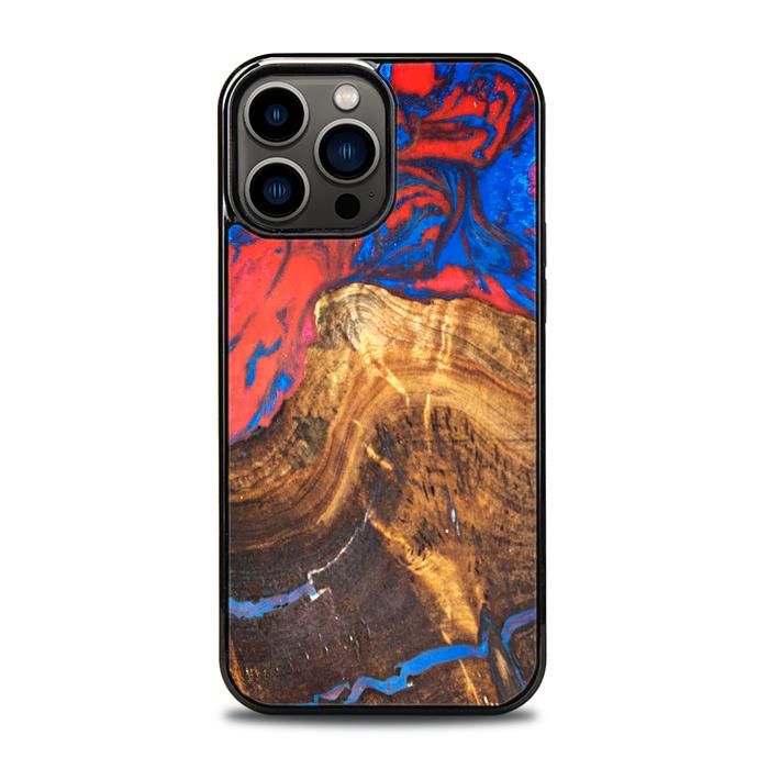 iPhone 13 Pro Max Handyhülle aus Harz und Holz - SYNERGY#B31