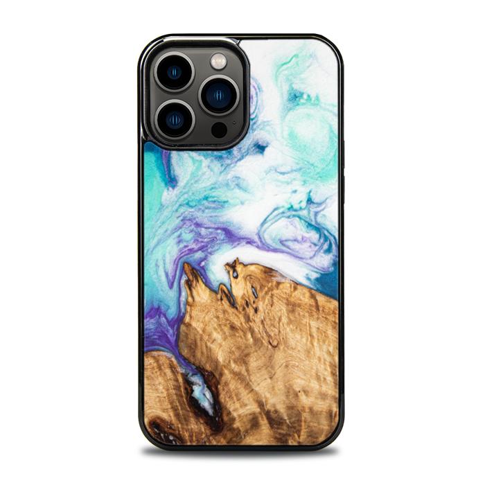 iPhone 13 Pro Max Handyhülle aus Harz und Holz - SYNERGY#C17