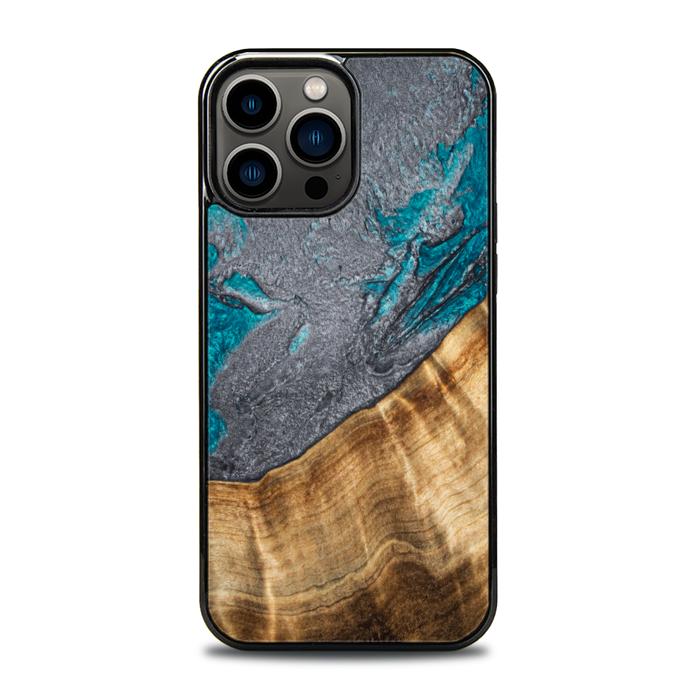 iPhone 13 Pro Max Handyhülle aus Harz und Holz - Synergy#C45