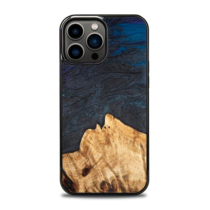 iPhone 13 Pro Max Handyhülle aus Harz und Holz - Synergy#C5