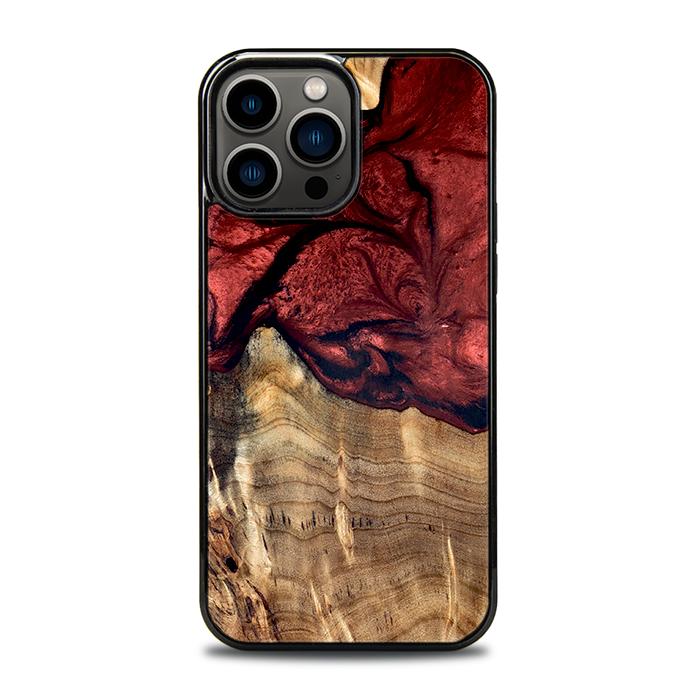 iPhone 13 Pro Max Handyhülle aus Harz und Holz - Synergy#D122