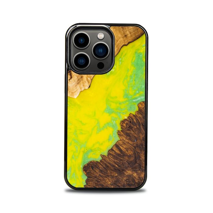 iPhone 13 Pro Handyhülle aus Harz und Holz - SYNERGY#A12