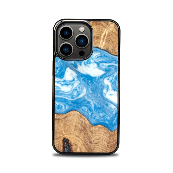 iPhone 13 Pro Handyhülle aus Harz und Holz - SYNERGY#B03