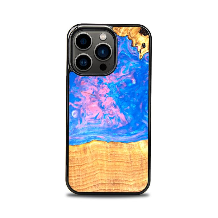 iPhone 13 Pro Handyhülle aus Harz und Holz - SYNERGY#B23