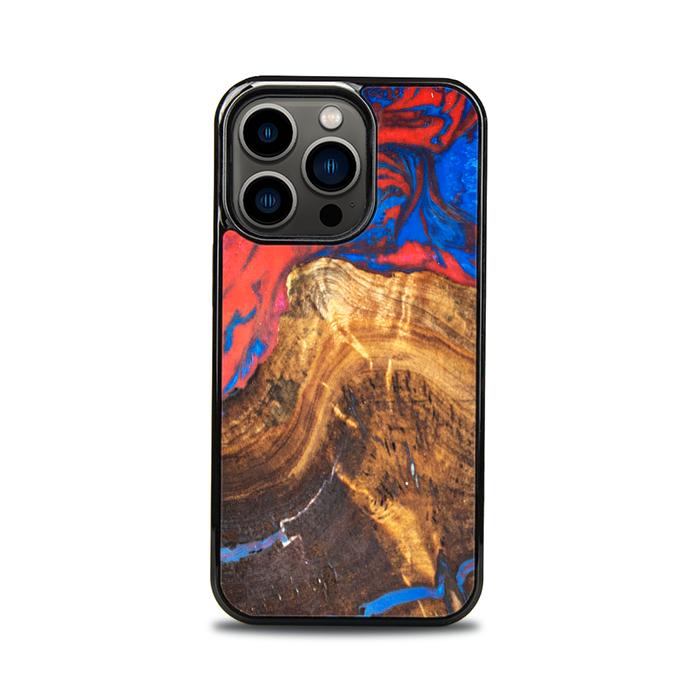 iPhone 13 Pro Handyhülle aus Harz und Holz - SYNERGY#B31
