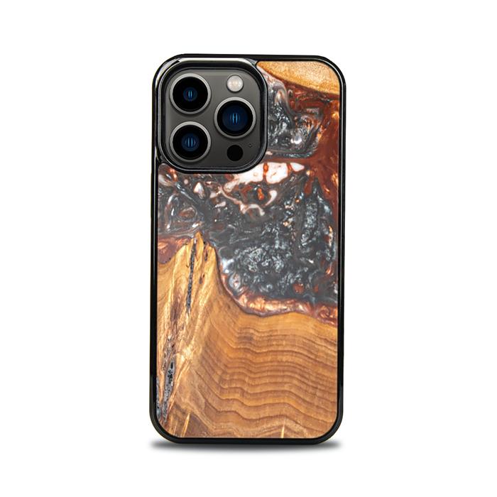 iPhone 13 Pro Handyhülle aus Harz und Holz - SYNERGY#B37