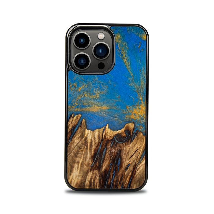 iPhone 13 Pro Handyhülle aus Harz und Holz - SYNERGY#C43