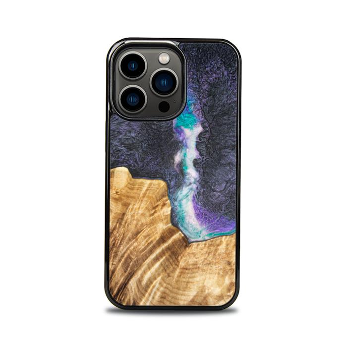 iPhone 13 Pro Handyhülle aus Harz und Holz - SYNERGY#C7