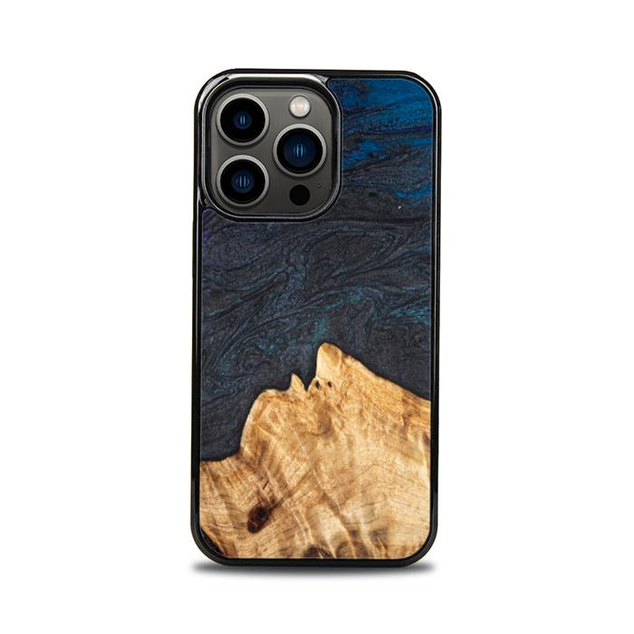 iPhone 13 Pro Handyhülle aus Harz und Holz - Synergy#C5