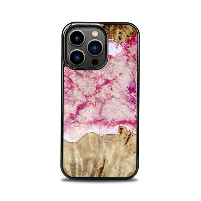 iPhone 13 Pro Handyhülle aus Harz und Holz - Synergy#D101