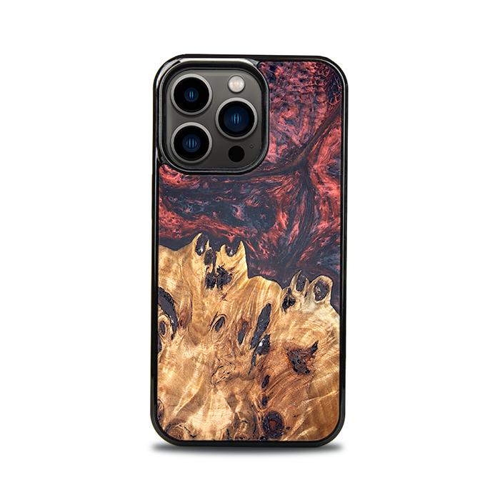iPhone 13 Pro Handyhülle aus Harz und Holz - Synergy#D118
