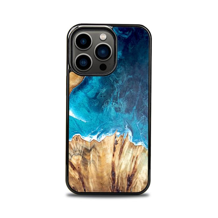 iPhone 13 Pro Handyhülle aus Harz und Holz - Synergy#D126