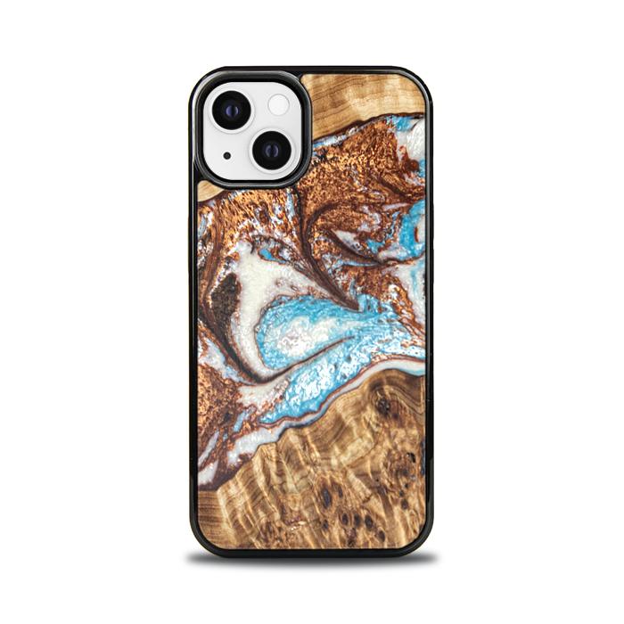 iPhone 13 Handyhülle aus Harz und Holz - Synergy#B11