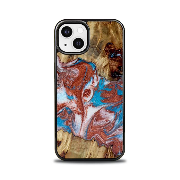 iPhone 13 Handyhülle aus Harz und Holz - Synergy#D103