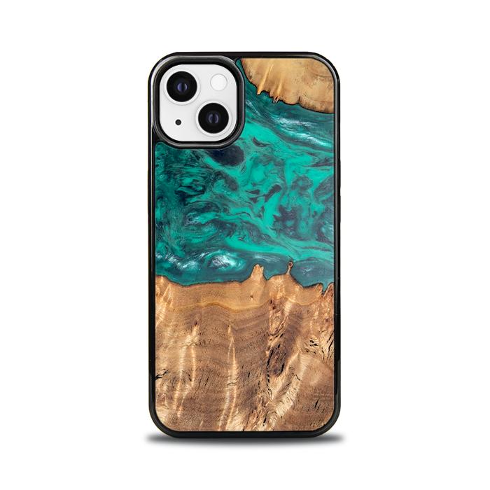 iPhone 13 Handyhülle aus Harz und Holz - Synergy#D112
