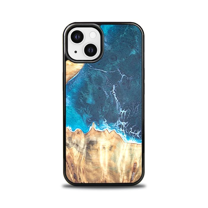 iPhone 13 Handyhülle aus Harz und Holz - Synergy#D116